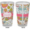 Wild Garden Pint Glass - Full Color - Front & Back Views
