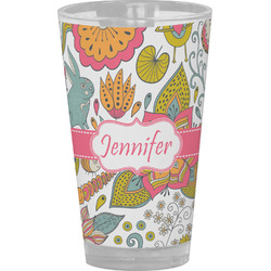 Wild Garden Pint Glass - Full Color (Personalized)