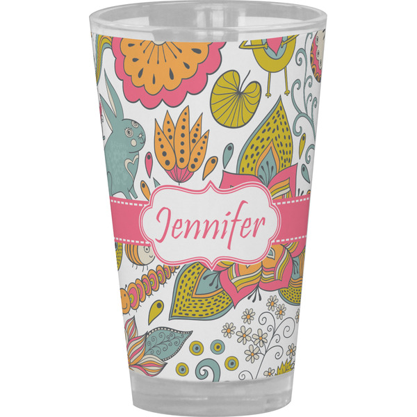 Custom Wild Garden Pint Glass - Full Color (Personalized)