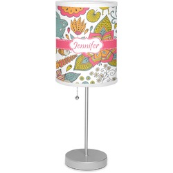 Wild Garden 7" Drum Lamp with Shade (Personalized)