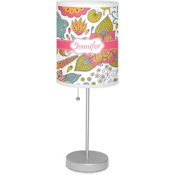 Wild Garden Lamp with Drum Shade (Personalized)