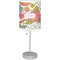 Wild Garden Drum Lampshade with base included