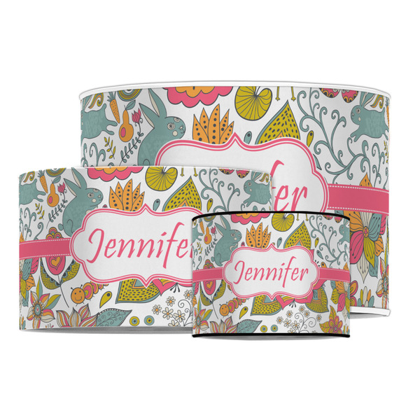 Wild Garden Drum Lampshades - MAIN