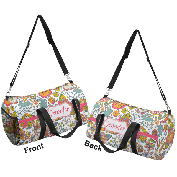 Wild Garden Duffle bag large front and back sides