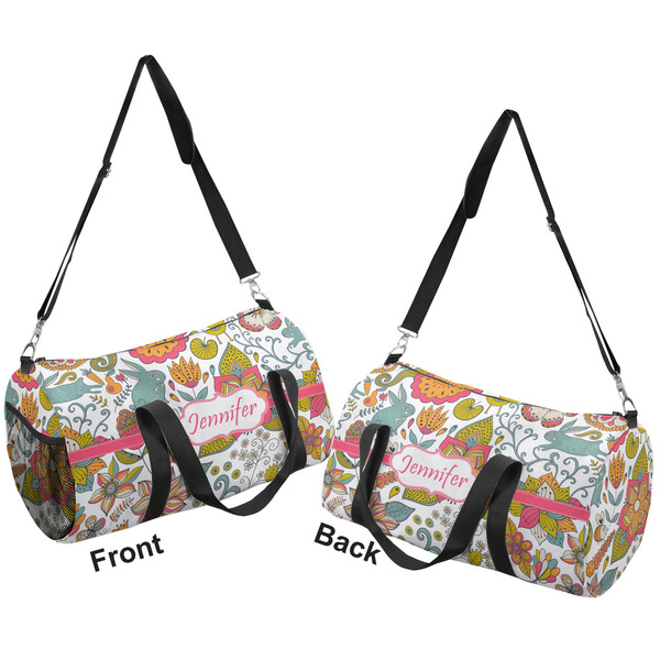 Wild Garden Duffle bag small front and back sides