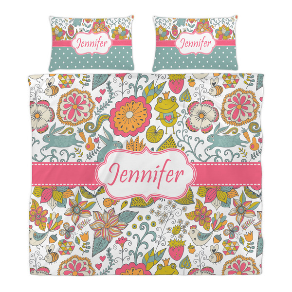 Wild Garden Duvet Cover Set - King - Alt Approval