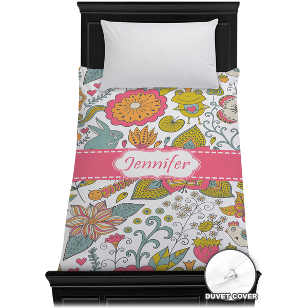 Custom Wild Garden Duvet Cover - Twin XL (Personalized)