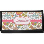 Wild Garden Canvas Checkbook Cover (Personalized)