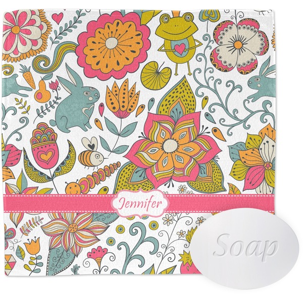 Wild Garden Wash Cloth with soap