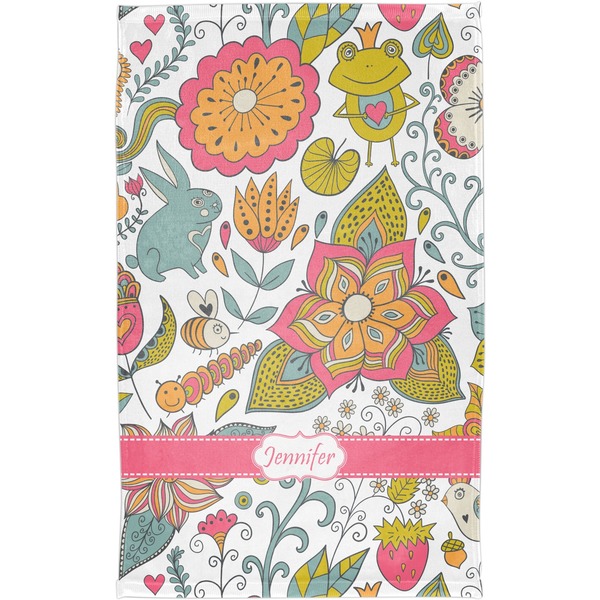 Wild Garden Finger Tip Towel - Full View