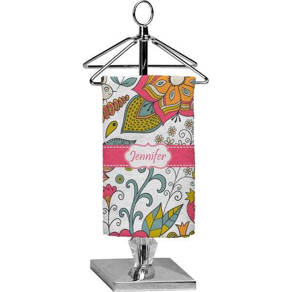 Custom Wild Garden Finger Tip Towel - Full Print (Personalized)
