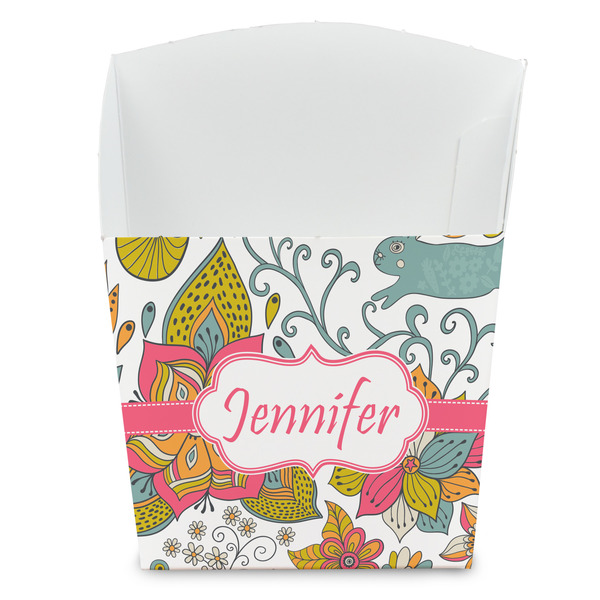 Custom Wild Garden French Fry Favor Boxes (Personalized)