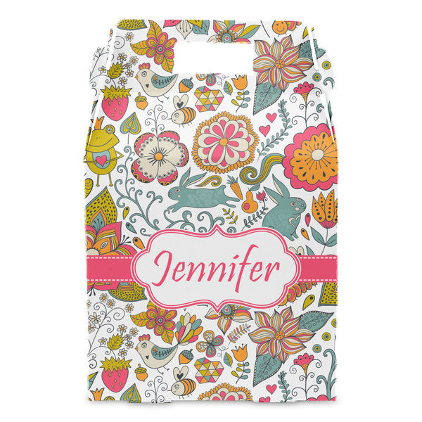 Wild Garden Gable Favor Box - Front