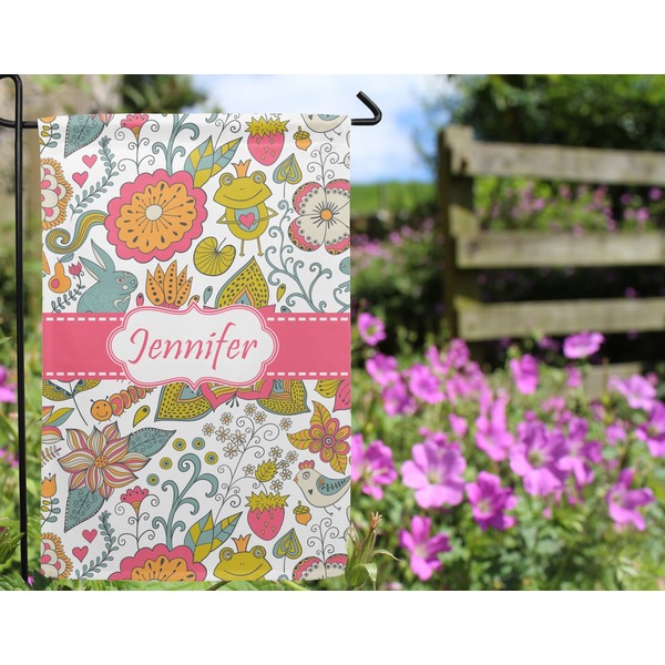 Wild Garden Garden Flag - Outside In Flowers