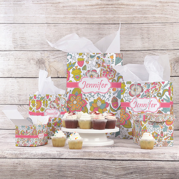 Wild Garden Gift Bags - In Context