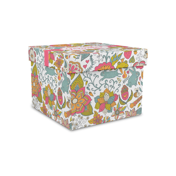 Custom Wild Garden Gift Box with Lid - Canvas Wrapped - Small (Personalized)