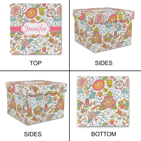 Wild Garden Gift Boxes with Lid - Canvas Wrapped - X-Large - Approval