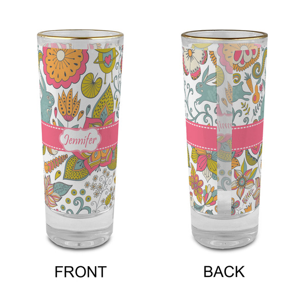 Wild Garden Glass Shot Glass - 2 oz - Single - APPROVAL