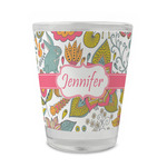 Wild Garden Glass Shot Glass - 1.5 oz - Set of 4 (Personalized)