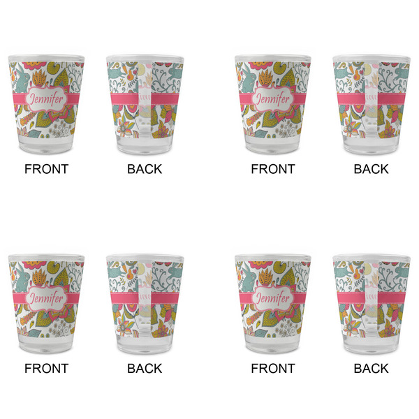 Wild Garden Glass Shot Glass - Standard - Set of 4 - APPROVAL
