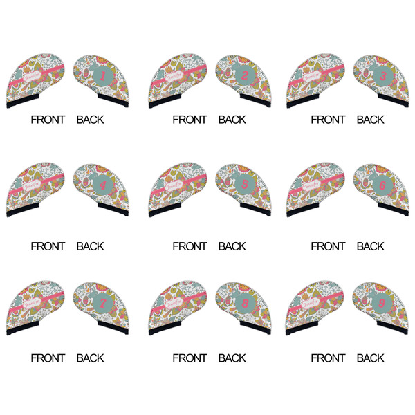 Wild Garden Golf Club Covers - APPROVAL (set of 9)