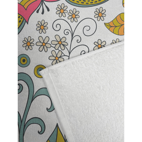 Wild Garden Golf Towel - Detail