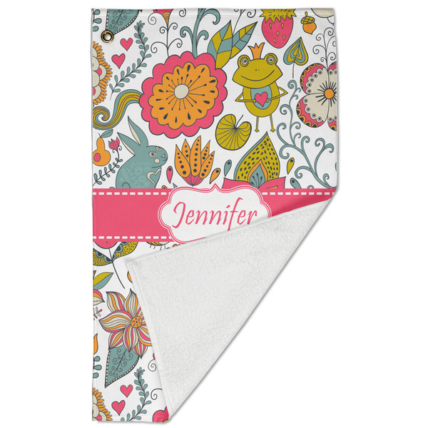 Wild Garden Golf Towel - Folded (Large)