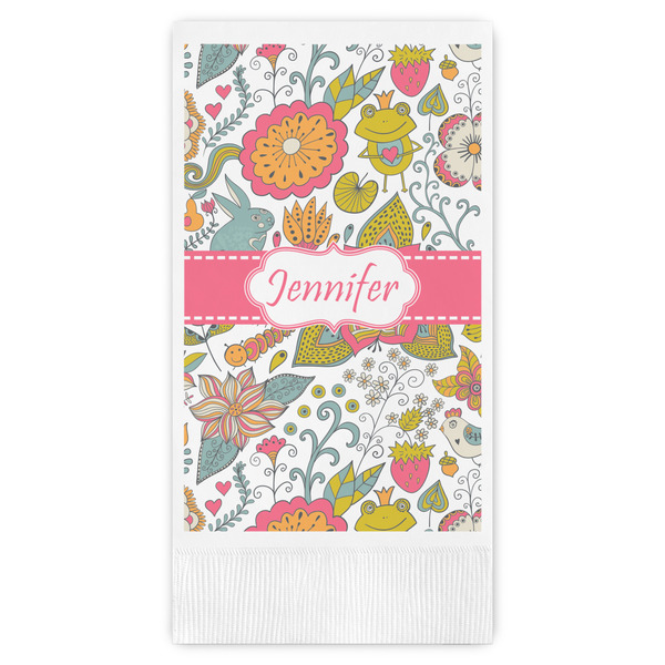 Custom Wild Garden Guest Paper Towels - Full Color (Personalized)