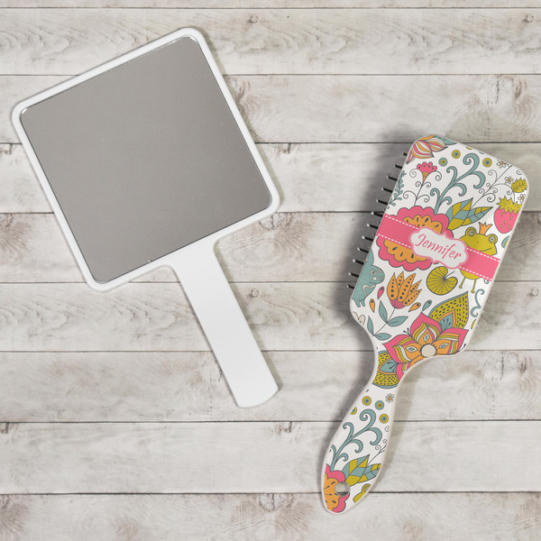 Wild Garden Hair Brush - In Context