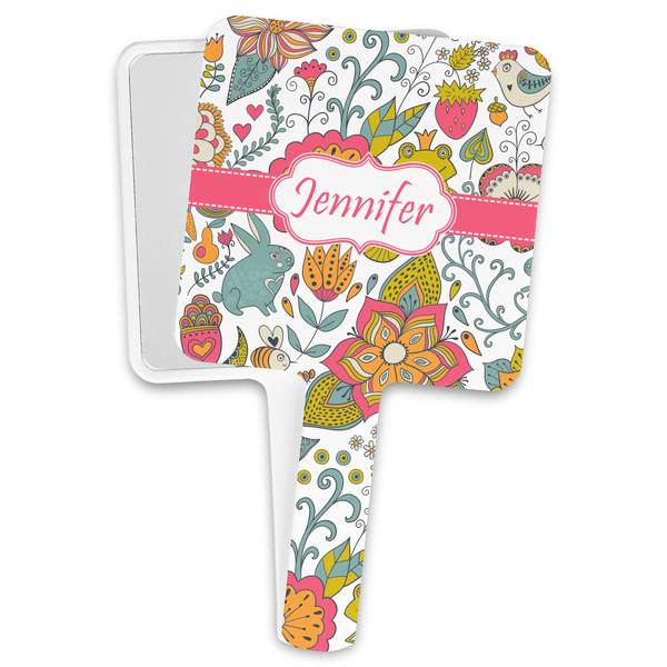 Custom Wild Garden Hand Mirror (Personalized)
