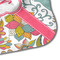 Wild Garden Hooded Baby Towel- Detail Corner