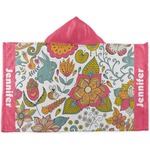 Wild Garden Kids Hooded Towel (Personalized)