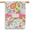 Wild Garden 28" House Flag - Double Sided (Personalized)