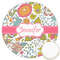 Wild Garden Printed Cookie Topper - 3.25" (Personalized)