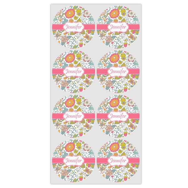 Wild Garden Icing Circle - Medium - Set of 8