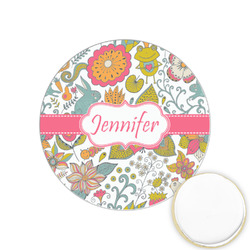 Wild Garden Printed Cookie Topper - 1.25" (Personalized)