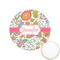 Wild Garden Printed Cookie Topper - 1.25" (Personalized)