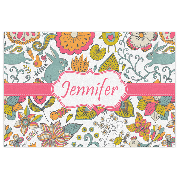 Wild Garden Indoor / Outdoor Rug - 2'x3' - Front Flat