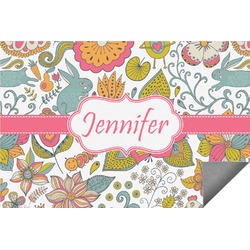 Wild Garden Indoor / Outdoor Rug (Personalized)