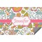 Wild Garden Indoor / Outdoor Rug - 6'x8' w/ Name or Text