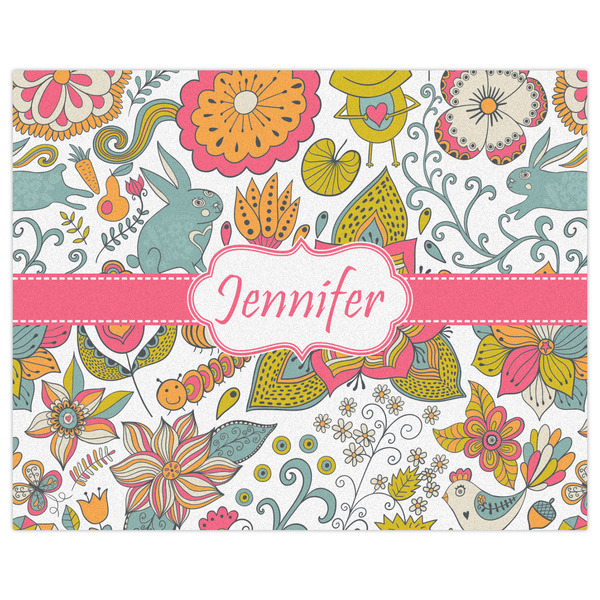 Wild Garden Indoor / Outdoor Rug - 8'x10' - Front Flat