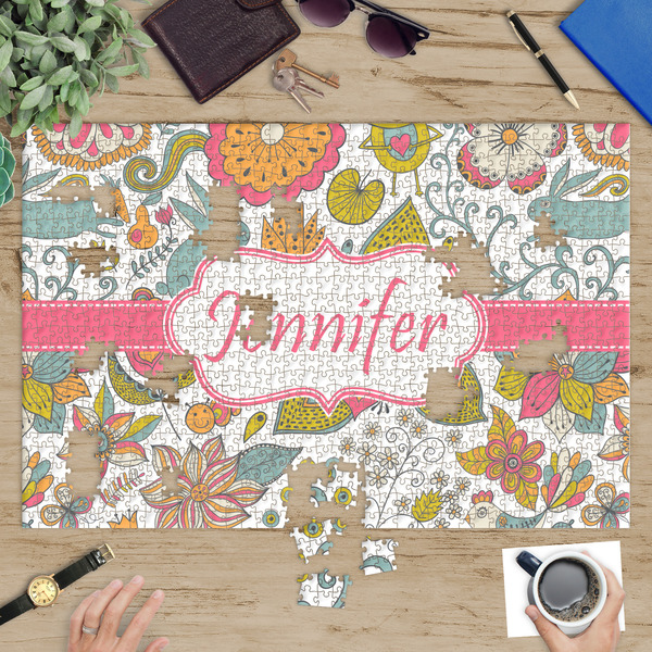 Wild Garden Jigsaw Puzzle 1014 Piece - In Context