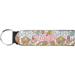 Wild Garden Neoprene Keychain Fob (Personalized)