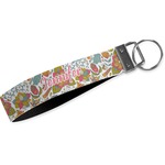 Wild Garden Webbing Keychain Fob - Large (Personalized)