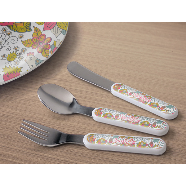 Wild Garden Kids Flatware w/ Plate