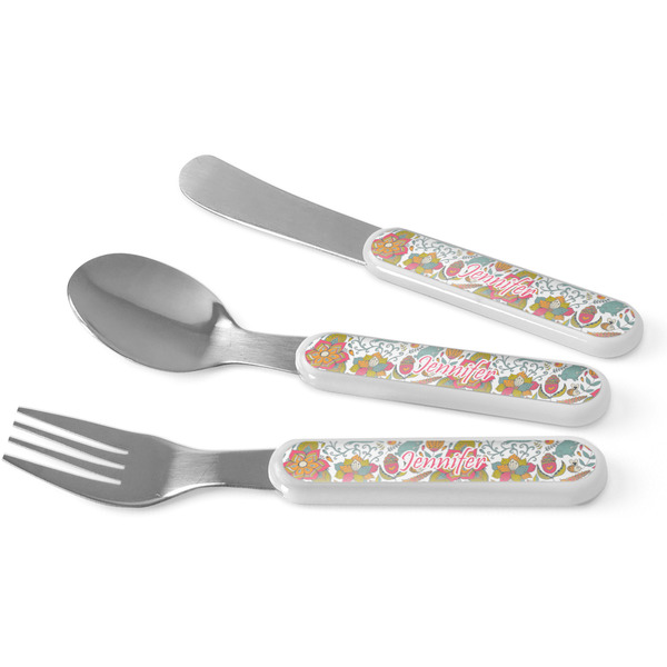 Custom Wild Garden Kid's Flatware (Personalized)
