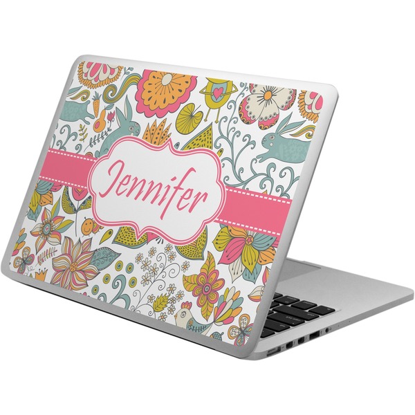 Custom Wild Garden Laptop Skin - Custom Sized (Personalized)