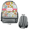 Wild Garden Large Backpack - Gray - Front & Back View
