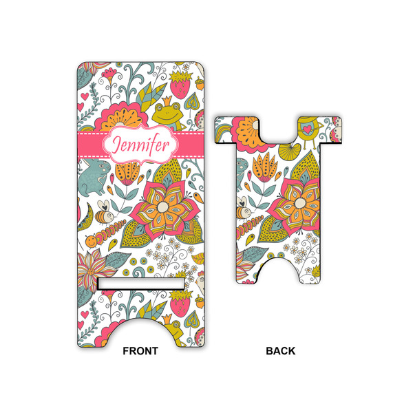 Wild Garden Large Phone Stand - Front & Back