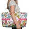 Wild Garden Large Rope Tote Bag - In Context View